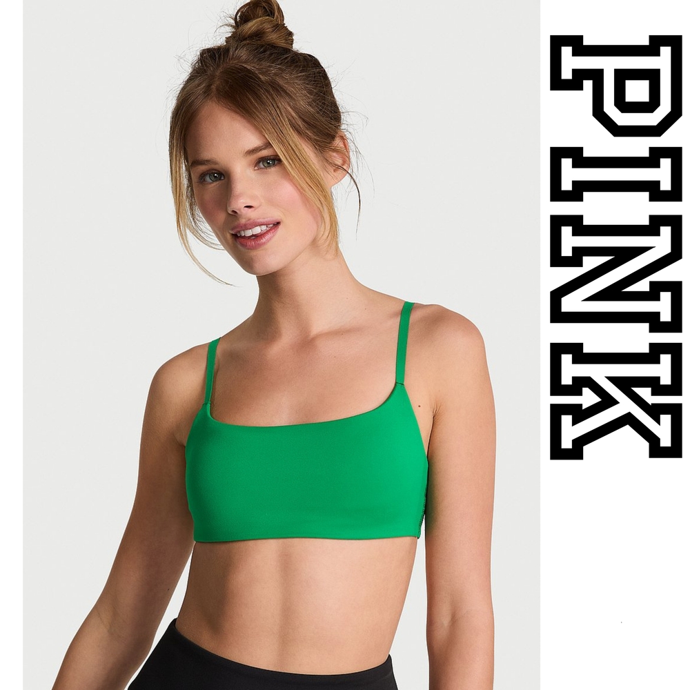PINK Victoria's Secret - Green Sports Bra Intimates - Medium